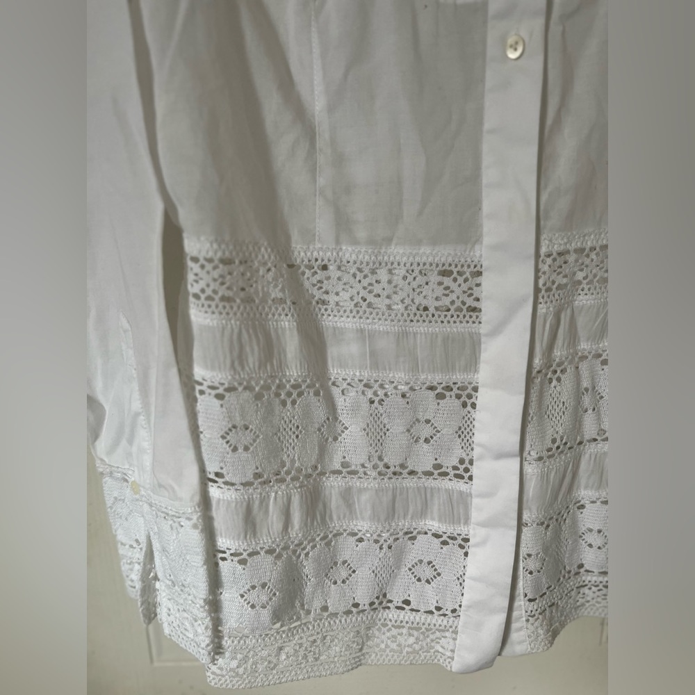 VAN LAACK embroidered button-down blouse - Picture 11 of 11